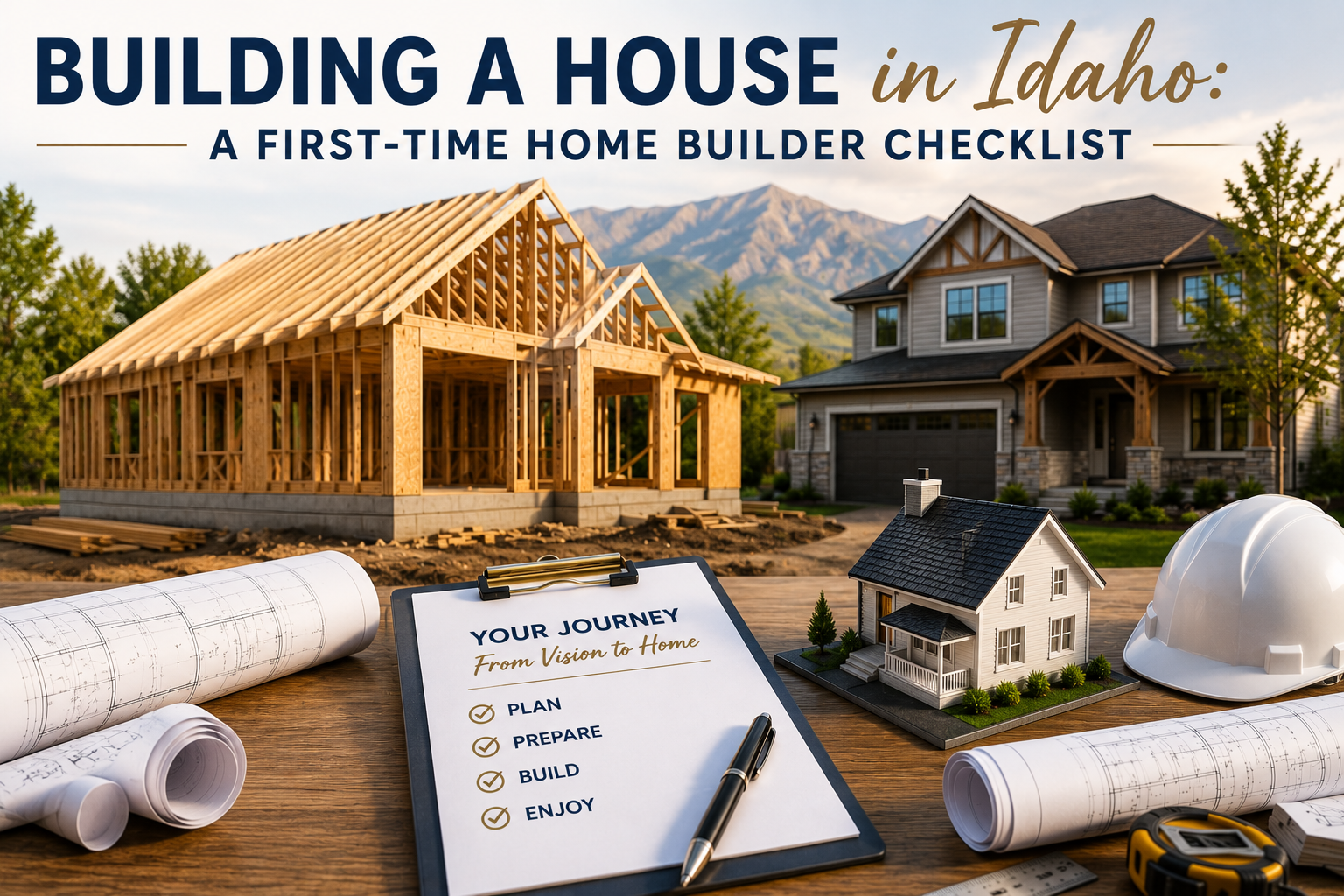 Building a House in Idaho: A First-Time Home Builder Checklist